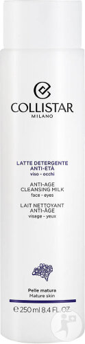 Collistar Lait Nettoyant Anti-Âge Visage-Yeux Peau Mature Flacon 250ml
