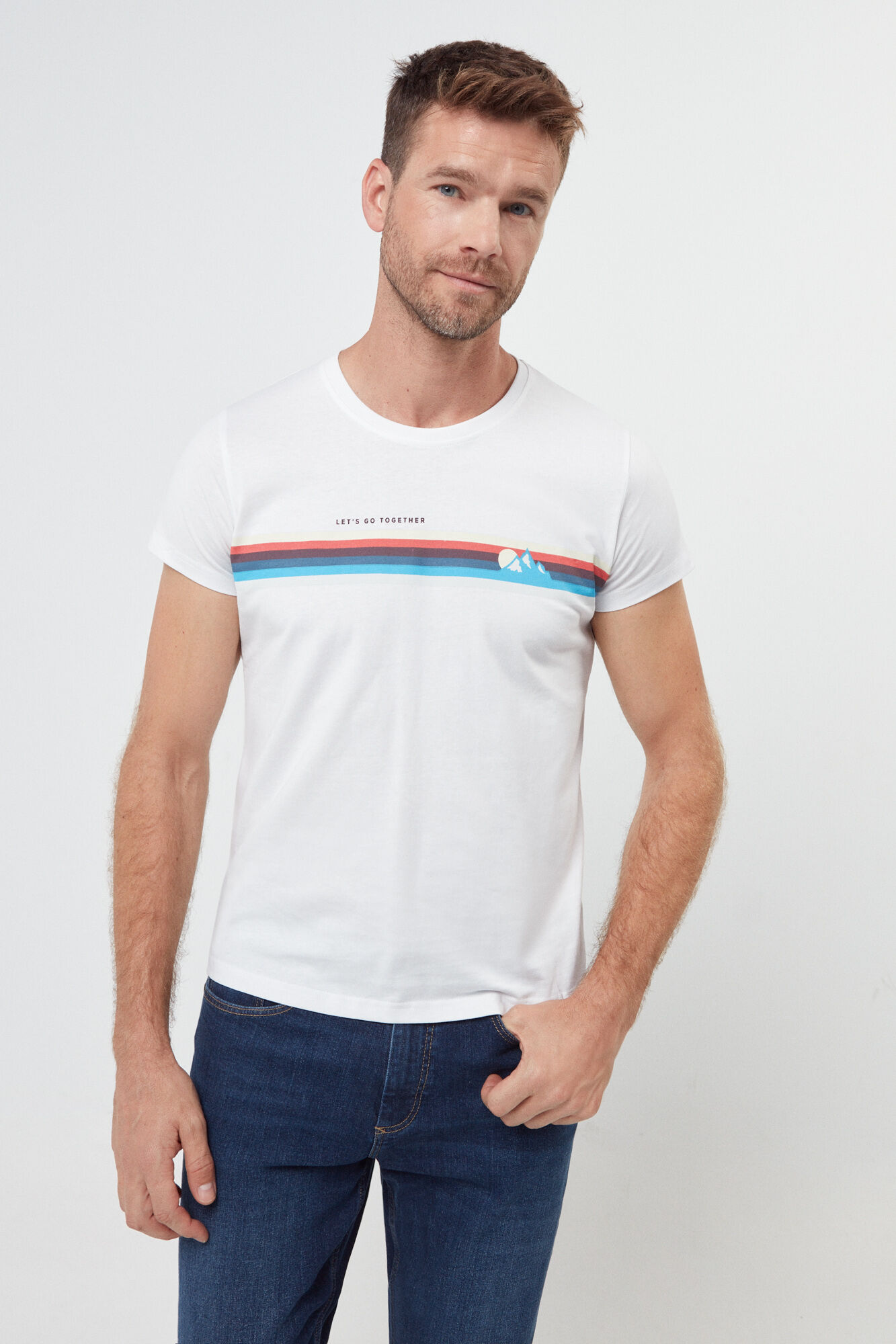 Camiseta clássica de manga curta - Branca