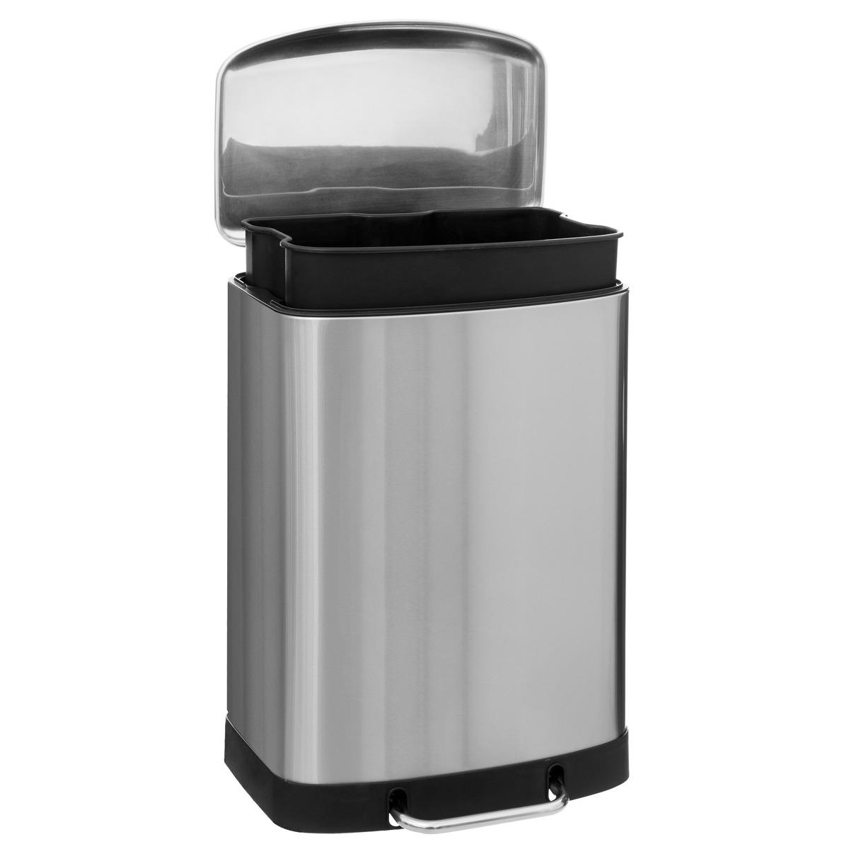 POUBELLE METAL 50L INOX ARIANE