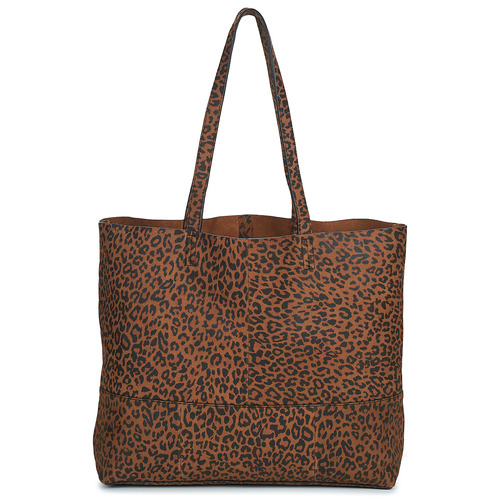 Pieces - PCALEX FOILED SUEDE SHOPPER FC - Marron