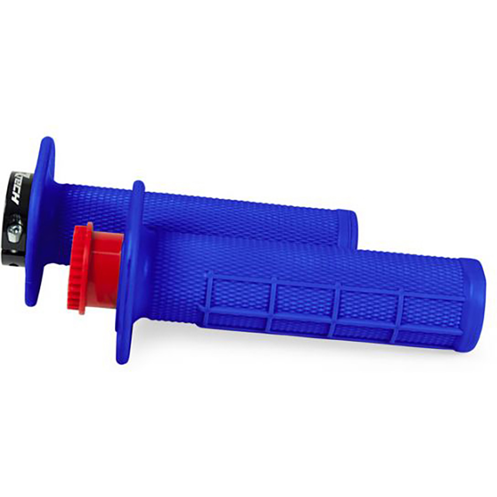 RTECHMX - Poignées R20 Lock-On Waffle Bleu