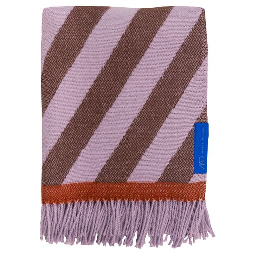 Mette Ditmer Retro Plaid, Brown, 125x170 cm
