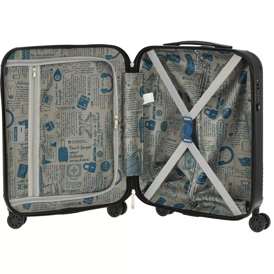 Gabol Balance - 4-Rollen-Kabinentrolley 55 cm grey