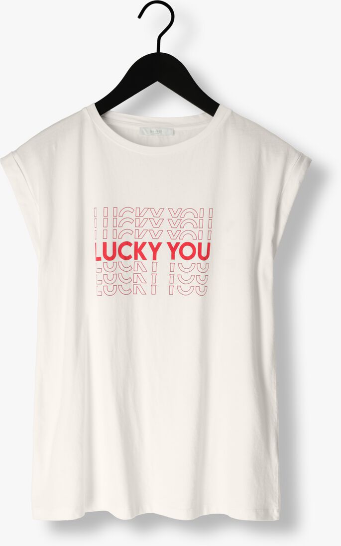 BY-BAR witte by-bar t-shirt thelma lucky you top
