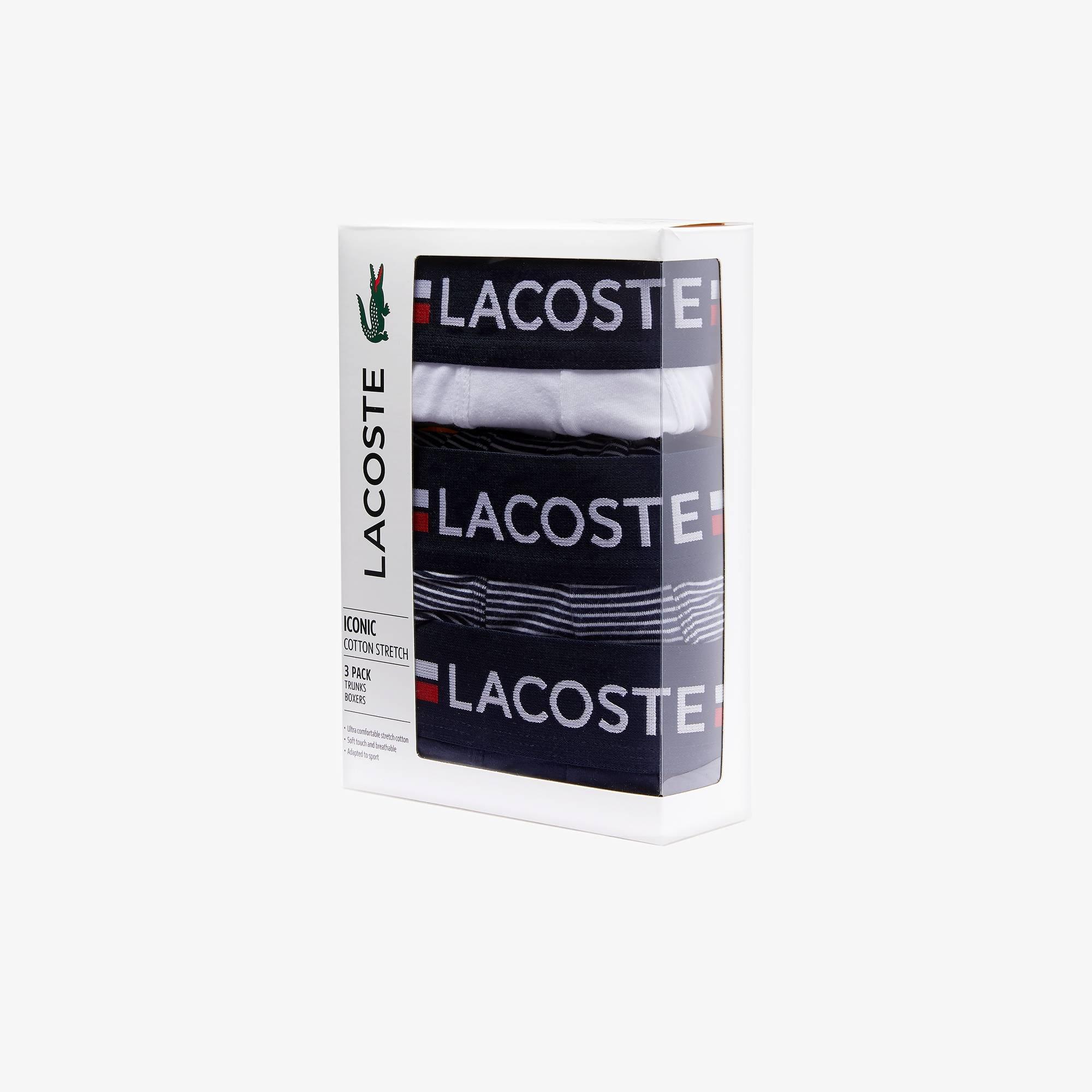 Lacoste Lacoste 3 Pack Boxer Shorts