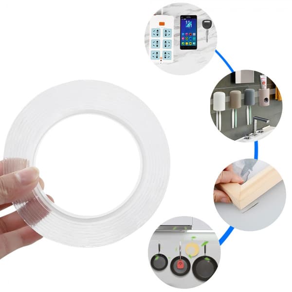 Nano Gel Tape dobbeltsidig tape - 3 meter