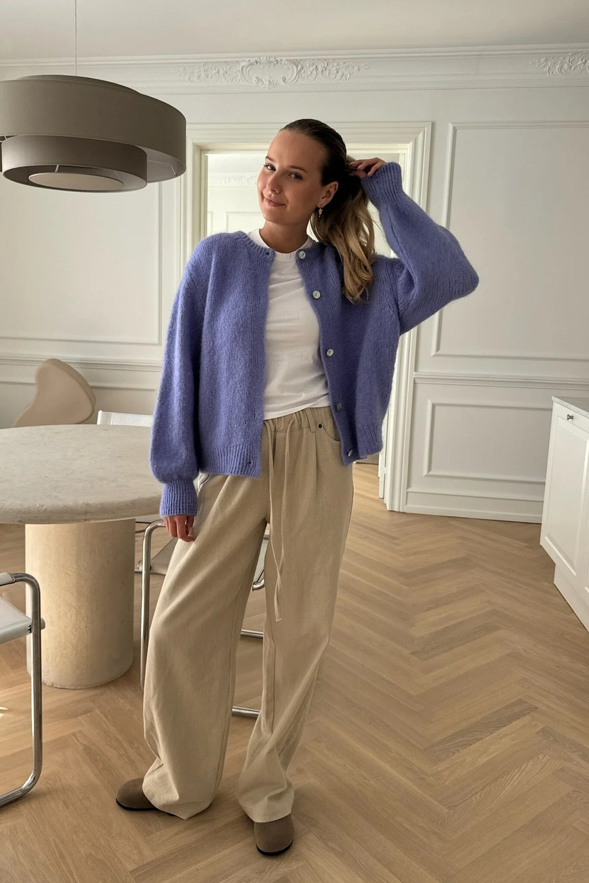 BYIC Idaic Cardigan violet violet