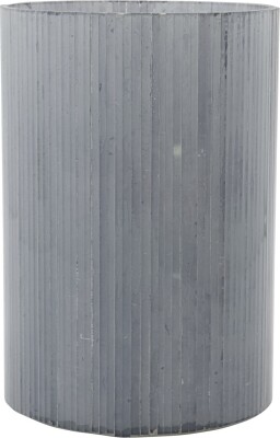 House Doctor - Fyrfadsstage - Mirr - Frostgrå - H 19 CM