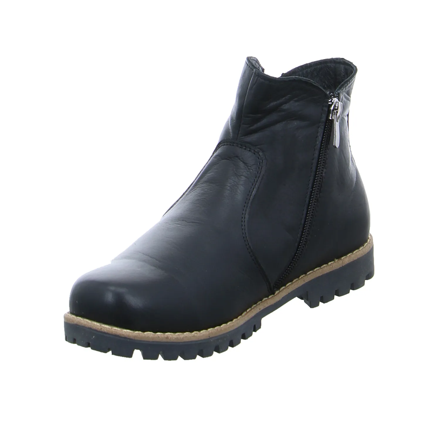 ANDREA CONTI Boot Schwarz Leder  mit Wechselfussbett