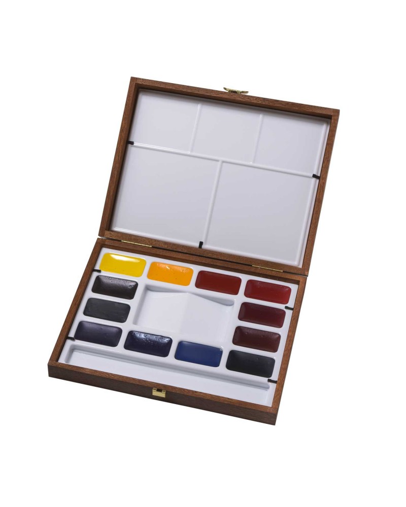 Coffret bois 12 Godets geants