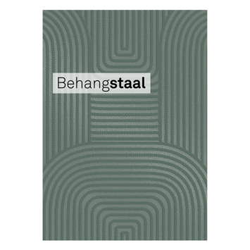 Behangstaal vliesbehang Geo groen (dessin 118136)