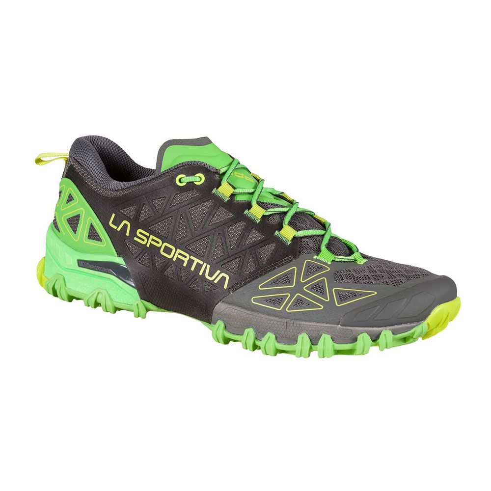 La Sportiva BUSHIDO II - Chaussures trail Homme metal/flash green