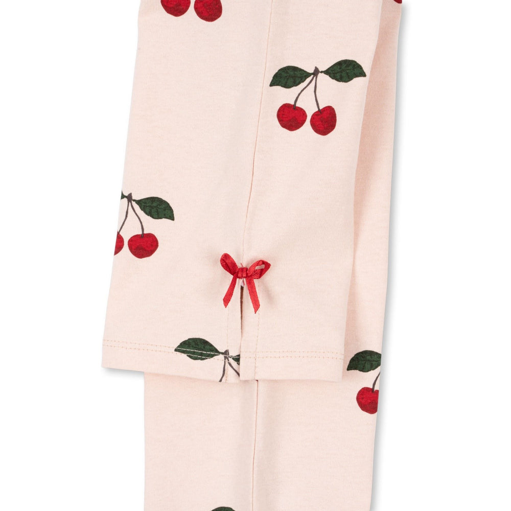 Køb Konges Sløjd Ma Grande Cerise Peony Drey Slit Bukser GOTS