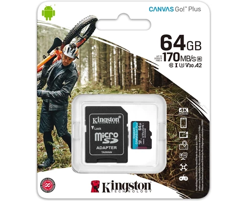 Kingston Canvas Go Plus microSDXC 64GB