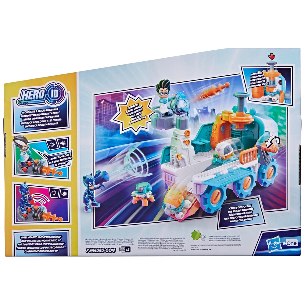 PJ Masks 2-in-1 Romeos Fahrzeug- und Roboterfabrik-Spielset