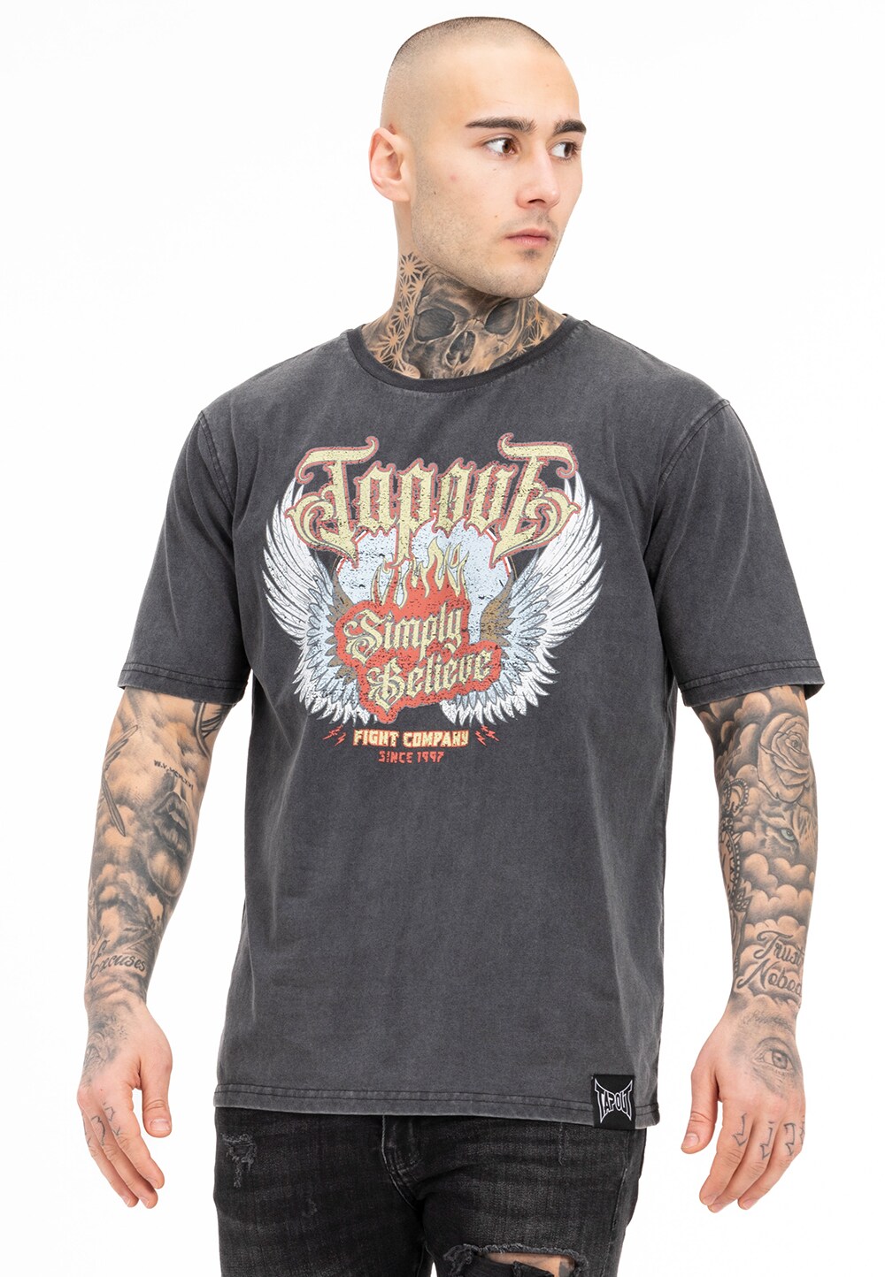 Tapout Herren T-Shirt lockere Passform DELLANO