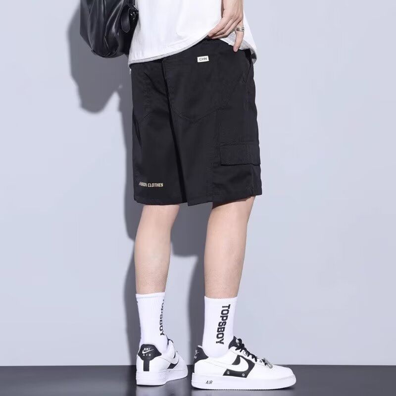 Blueforce - Cargo shorts met middelhoge taille en letters