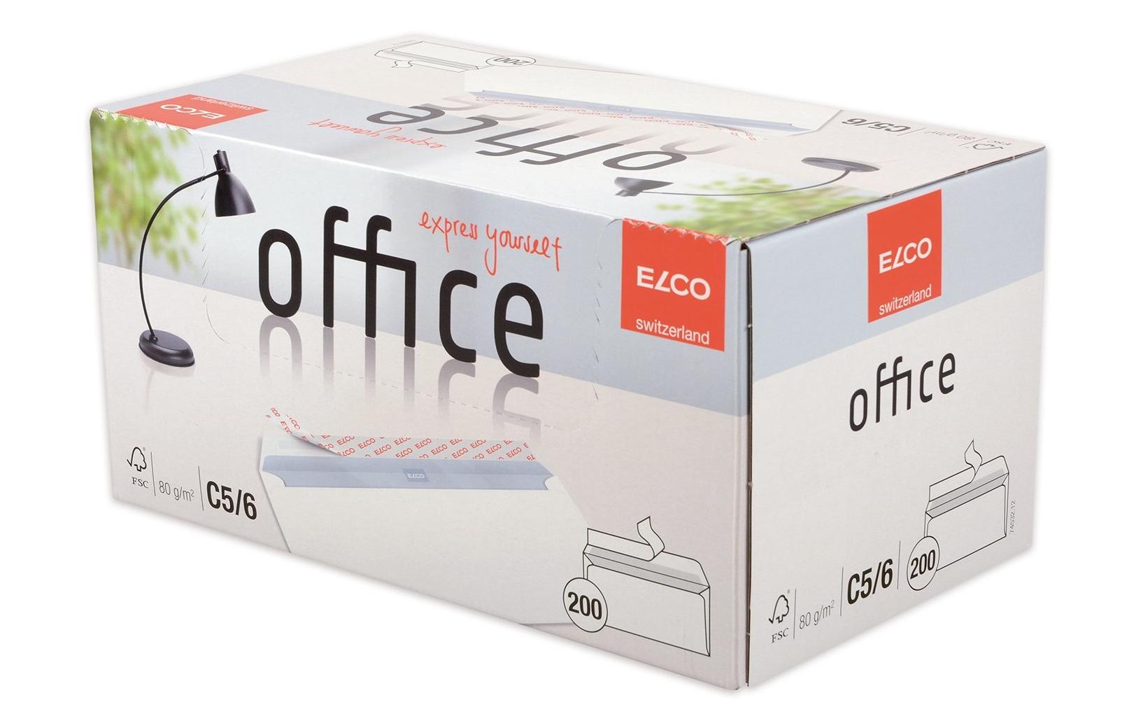 Couvert Office Box C5/6 ohne Fenster, 200 StückKuvert C5/6 in praktischer Entnahme-Box
