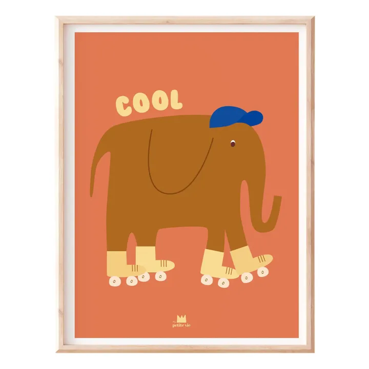 Ma petite vie Affiche Éléphant Roller