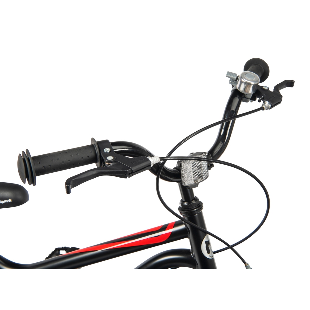 18-Zoll-Chipmunk-Sommerfahrrad, schwarz
