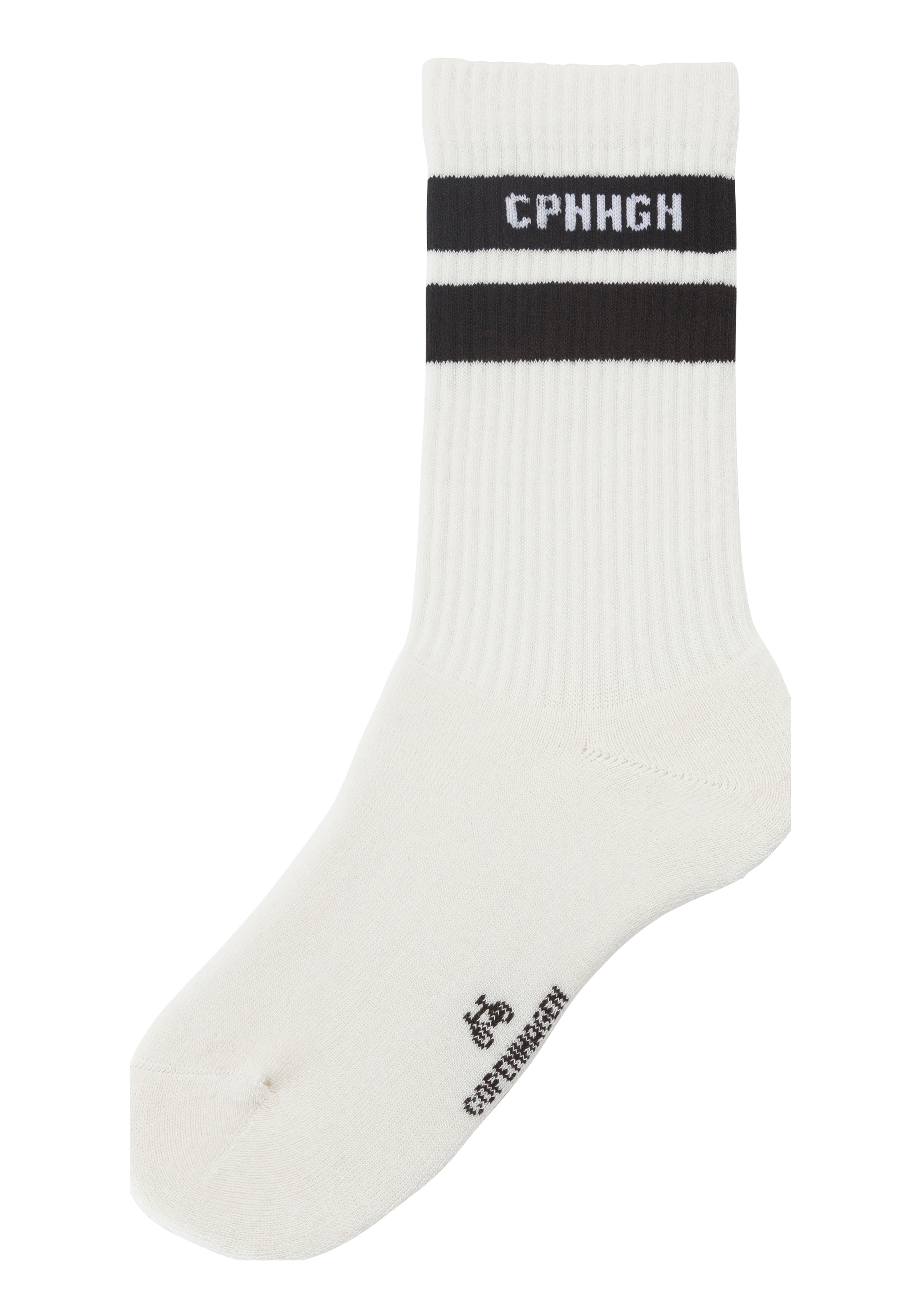 Copenhagen Studios Tennissocken Packung, 3 Paar tlg. mit Streifendesign und Vollfrottee