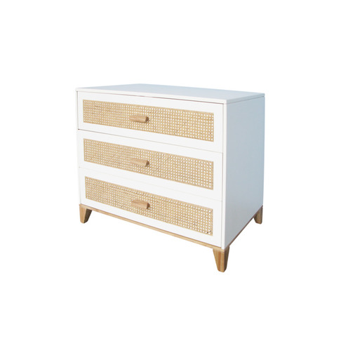 Chambre DUO Lit 60x120 Commode NAMI Neige - THEO