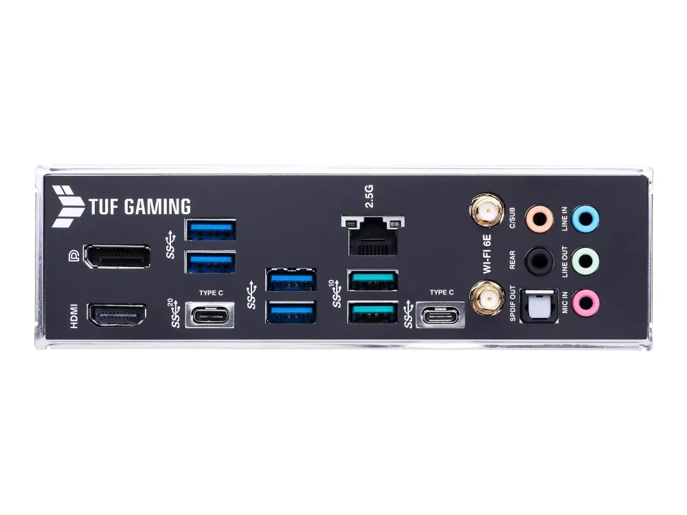 [OUTLET] - ASUS TUF GAMING Z690-PLUS WIFI - Bundkort - ATX - LGA1700 sokkel - Z690 Chipset - USB-C Gen1, USB 3.2 Gen 1, USB 3.2 Gen 2, USB-C Gen 2x2 - 2.5 Gigabit LAN, Wi-Fi 6, Bluetooth - onboard grafik (CPU påkrævet) - HD Audio (8-kanaler)