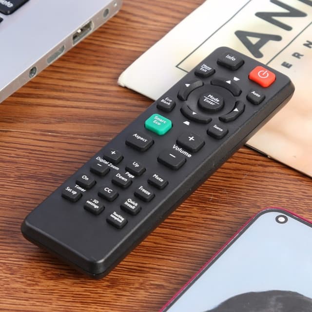 Udskiftning af fjernbetjening til BENQ projektor