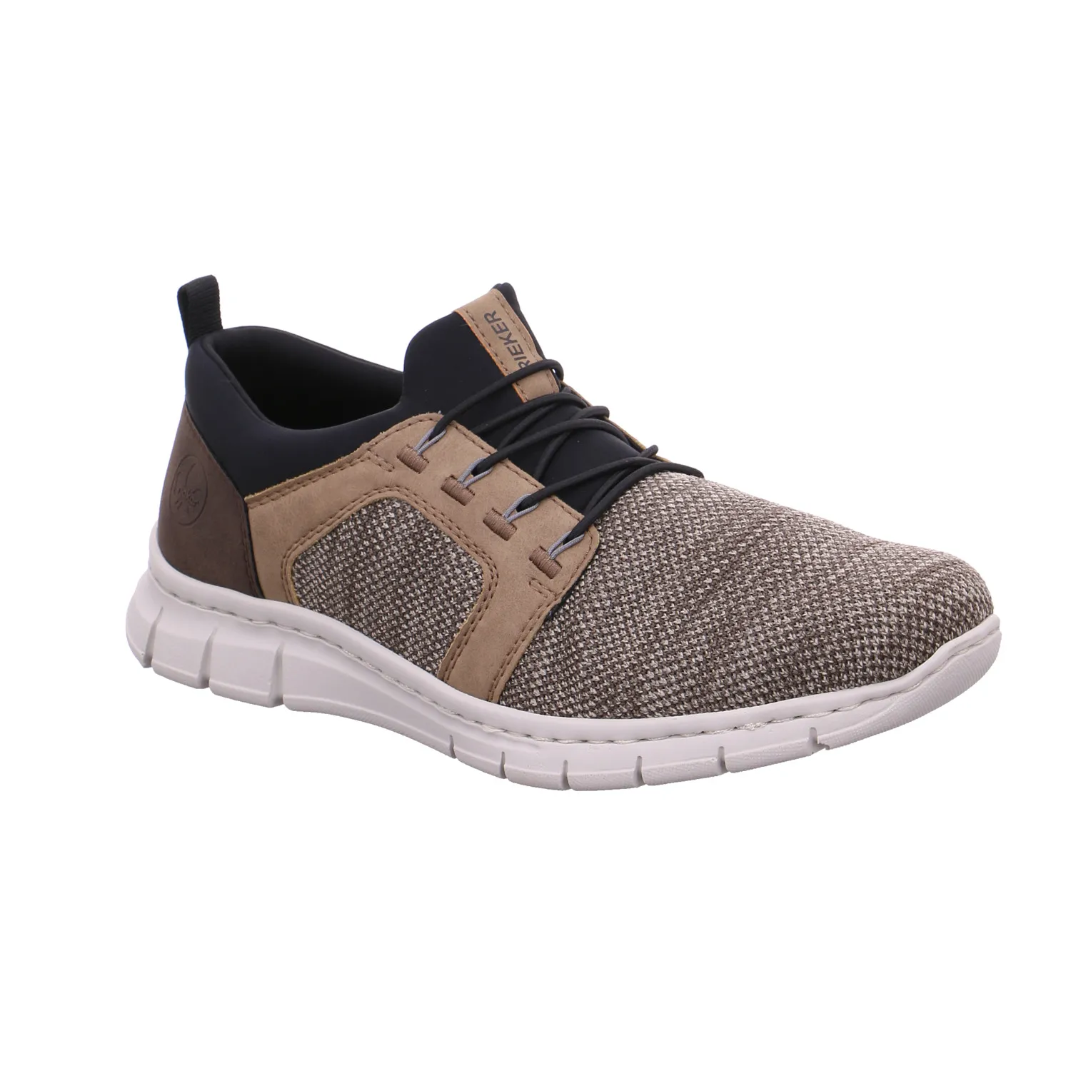 RIEKER Halbschuhe Sneaker Beige Lederimitat