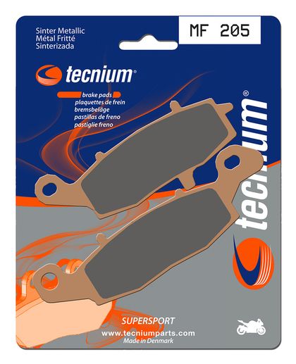 Plaquettes de freins Tecnium Performance métal fritté - MF205