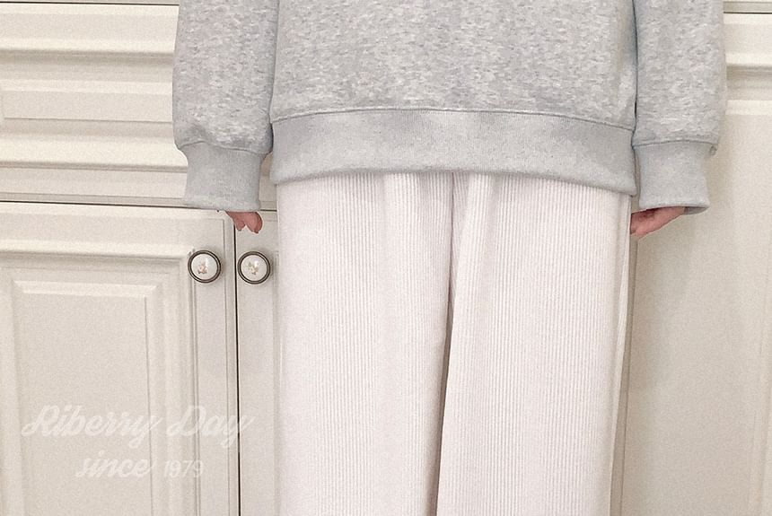 Glotto - Effen broek met trekkoord in de taille (verschillende ontwerpen)