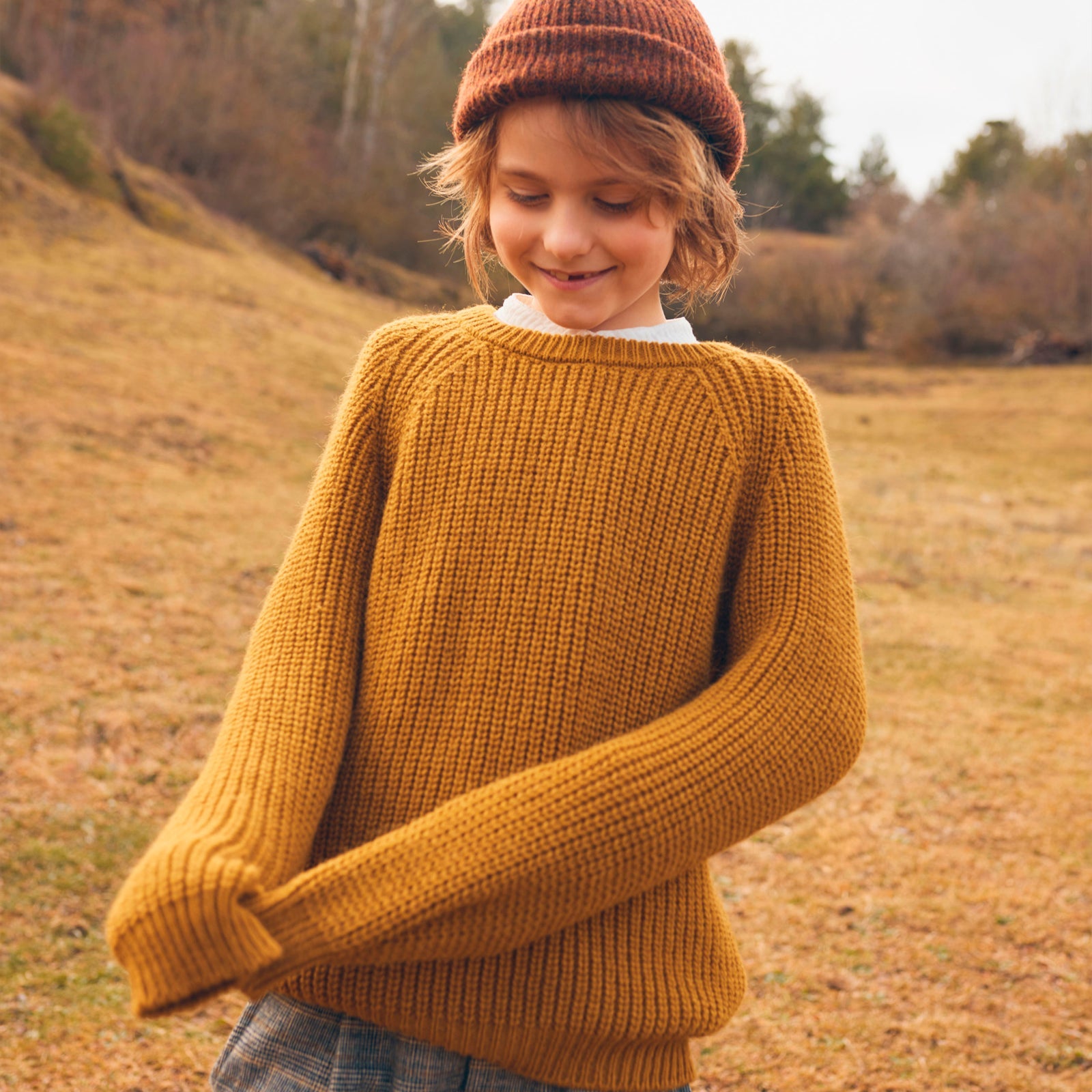 Strickpullover Soft Ocre