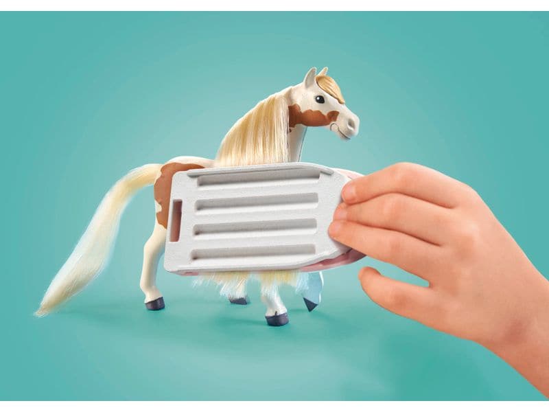 Playmobil Horses of Waterfall Ellie & Pferd mit Kreppeisen Pferde-Spielset