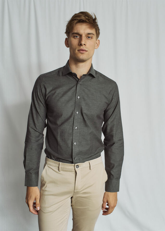 Bruun & Stengade BS Oladipo Slim Fit Shirt Dark green