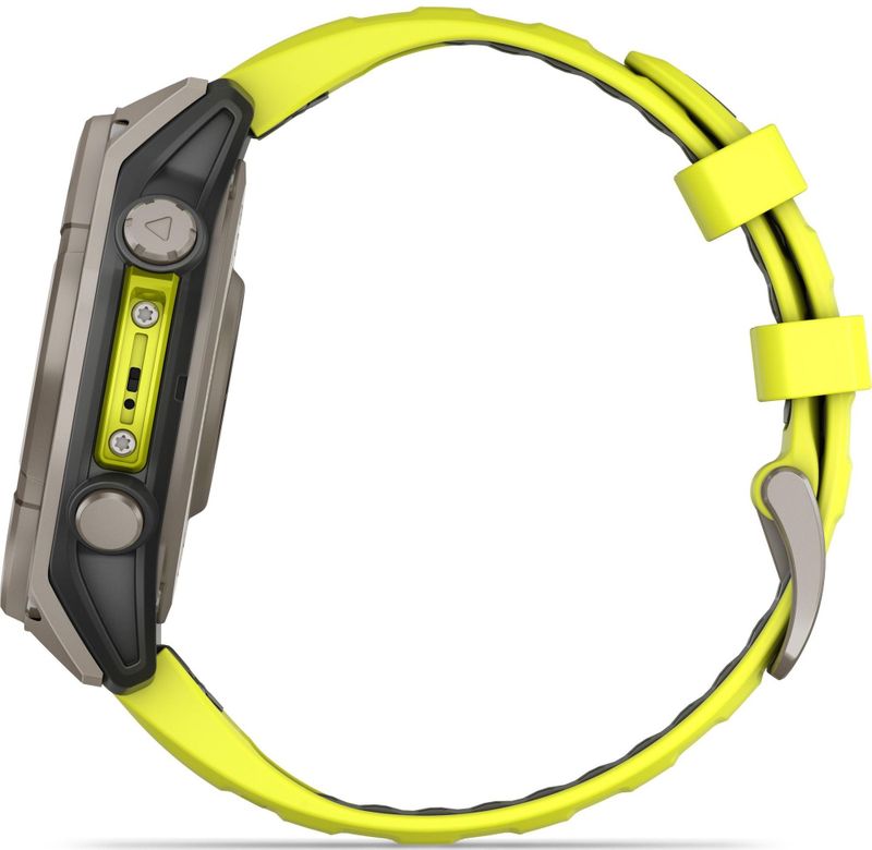 Garmin - Fenix 8 Solar - Smartwatch - Grijs - Titanium - Saffier