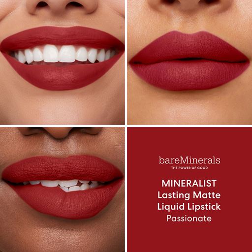 bareMinerals Mineralist Lasting Matte Liquid Læbestift, Passion