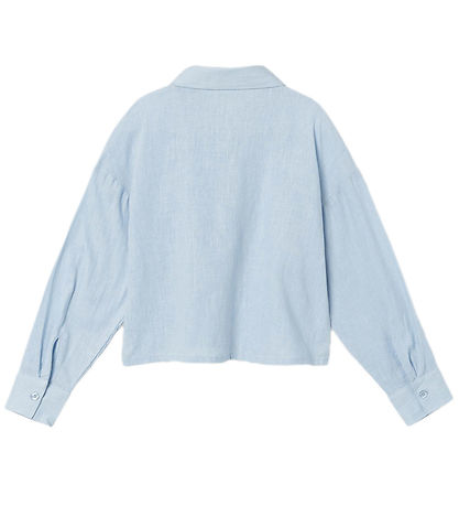 Name It Hemd - Kurz geschnitten - NkfFalinnen - Chambray Blue