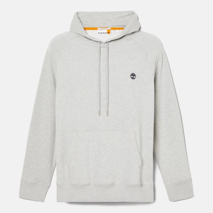 Moletom com capuz Exeter River para homens na cor cinza