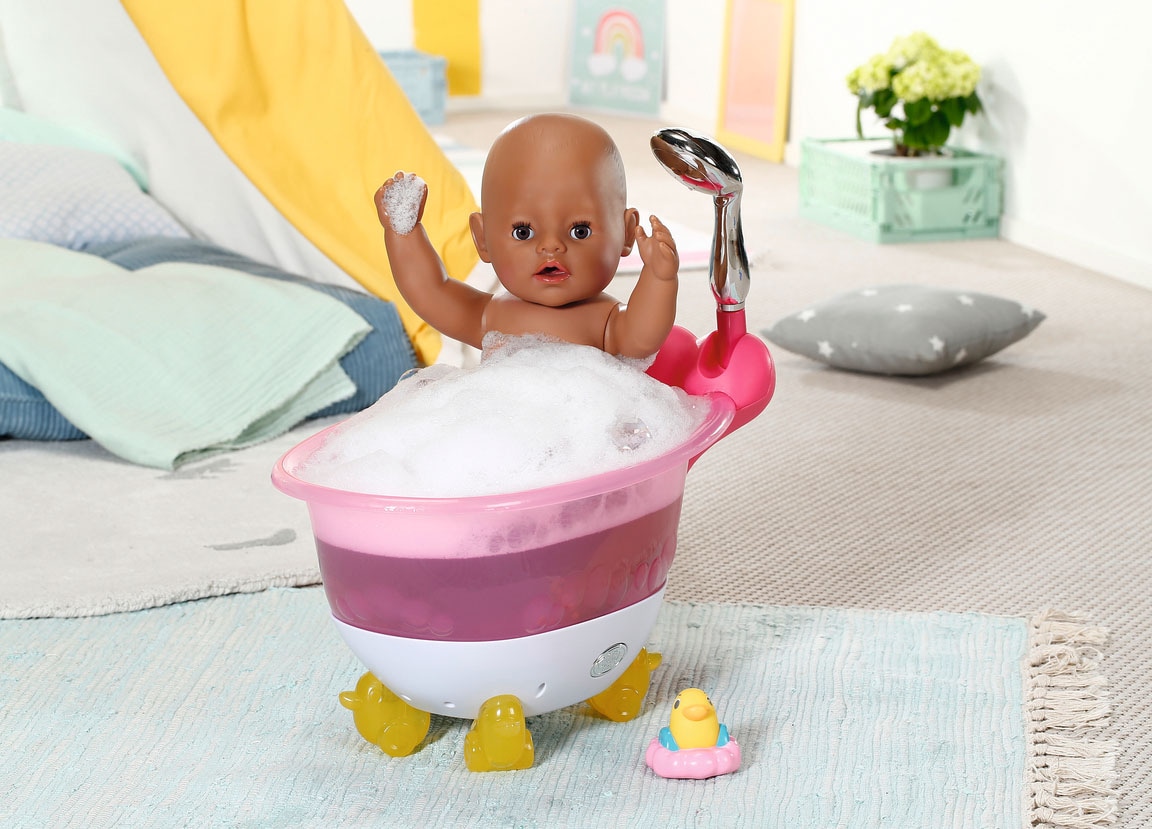 Baby Born Babypuppe »Magic Boy, Dolls of Colour, 43 cm« mit lebensechten Funktionen