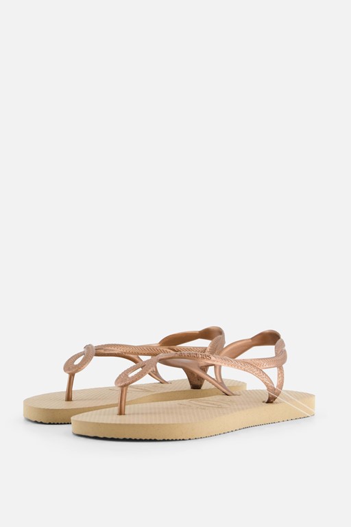 Havaianas Luna Slippers goud Rubber