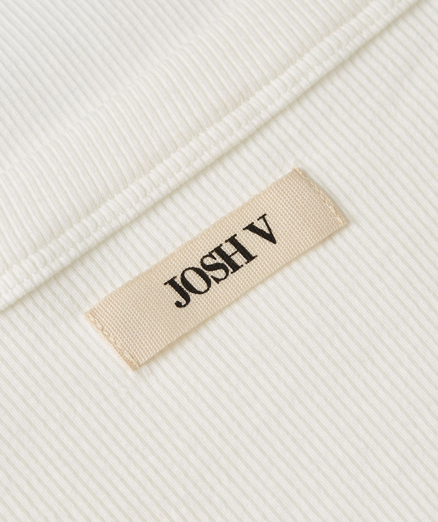 JV-DIEDA slim fitted top met logo - off white