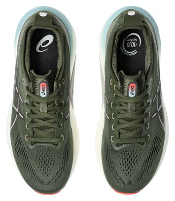 Chaussures Running Asics Gel-Kayano 31 Khaki/Noir/Rouge Homme