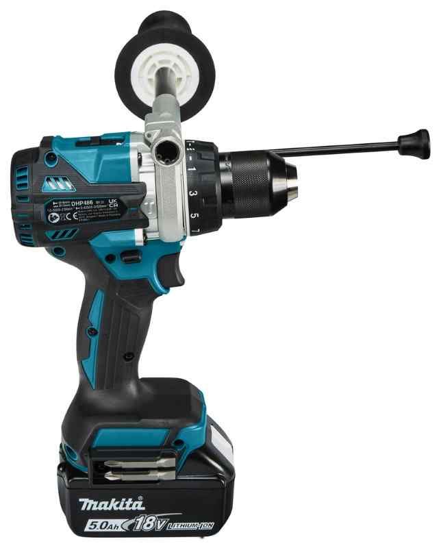 Makita DHP486RTJ 18V Li-ion accu klopboor-/schroefmachine set (2x5.0Ah) in Mbox - koolborstelloos