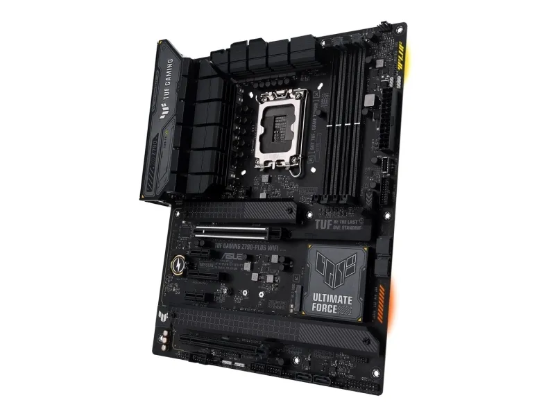 ASUS TUF GAMING Z790-PLUS WIFI - Bundkort - ATX - LGA1700 sokkel - Z790 Chipset - USB4, USB-C 3.2 Gen 2x2, USB-C 3.2 Gen2, USB 3.2 Gen 2, USB 3.2 Gen 1 - 2.5 Gigabit LAN, Wi-Fi 6E, Bluetooth - onboard grafik (CPU påkrævet) - HD Audio (8-kanaler)