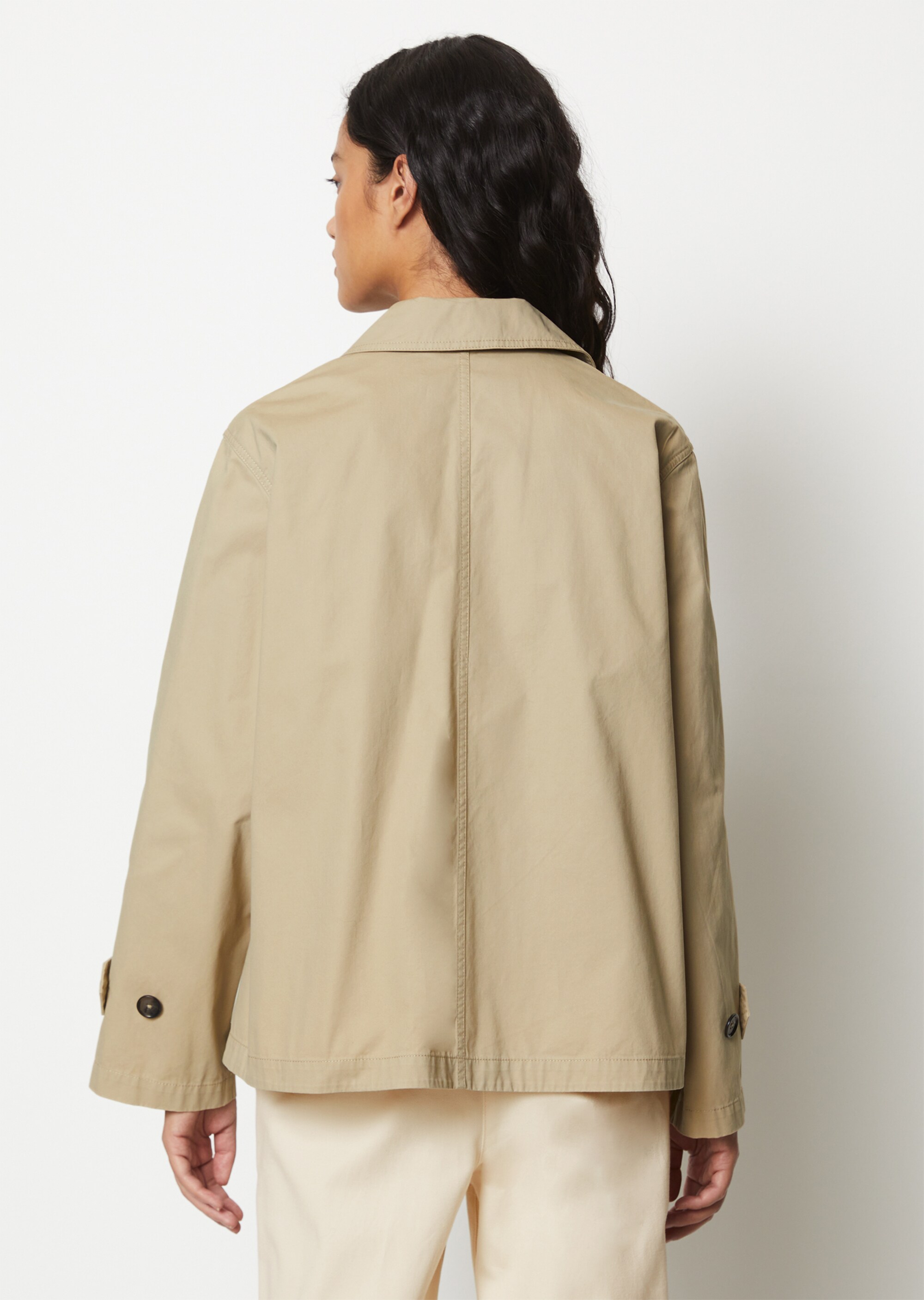 Cabanjacke relaxedaus Organic Cotton-Twill