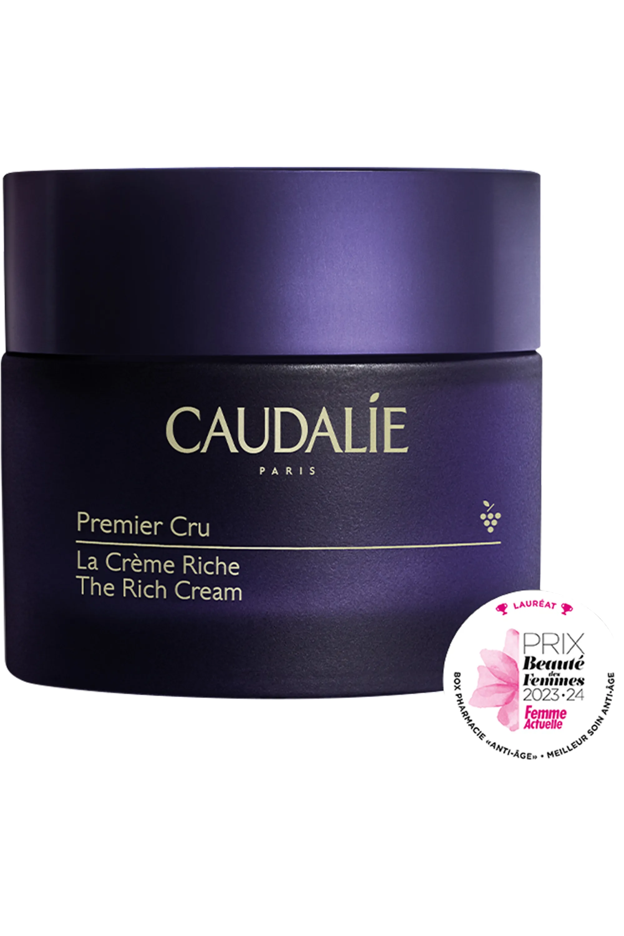 Caudalie La Crème Riche Premier Cru rechargeable-50 ml
