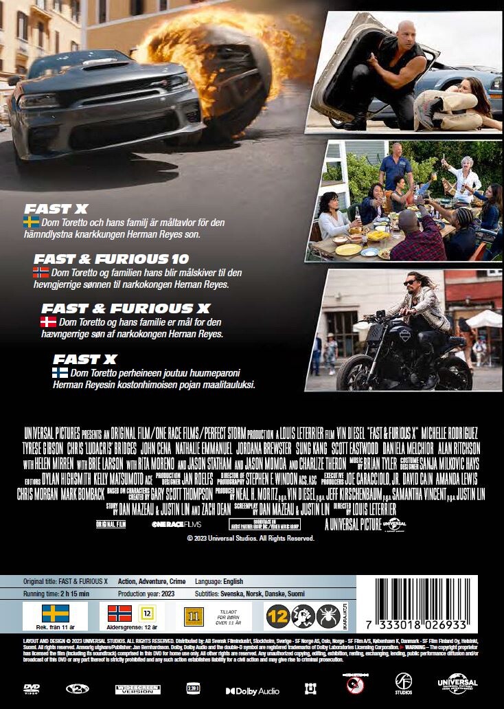 Fast And Furious 10 - DVD
