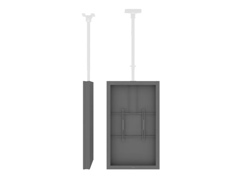 SMS Smart Media Solutions 703-008-2, Kabinet, Grå, Aluminium, Rustfrit stål, Loft, 400 x 400 mm, 139,7 cm (55