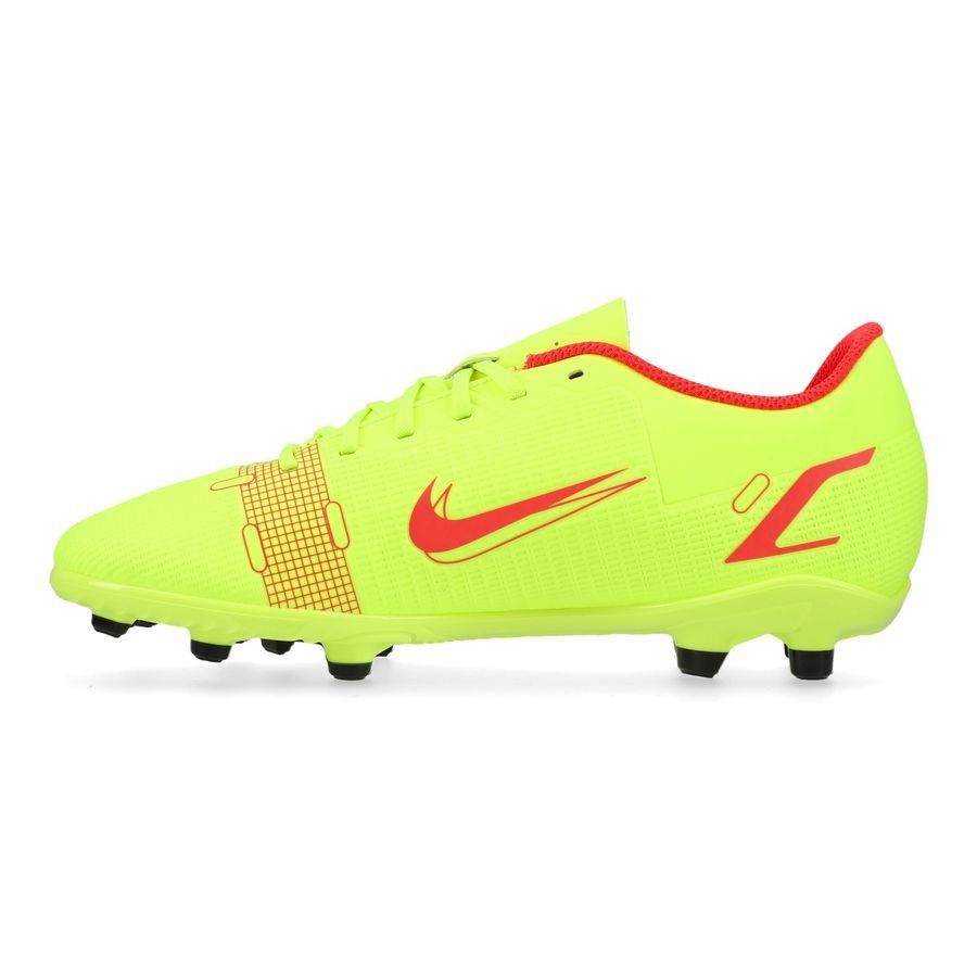 Nike Mercurial Vapor 14 Club MG Motivation - Jaune Fluo/Rouge Enfant