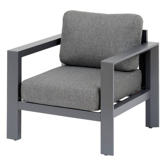 Fauteuil de salon de jardin ÉVASION Graphite